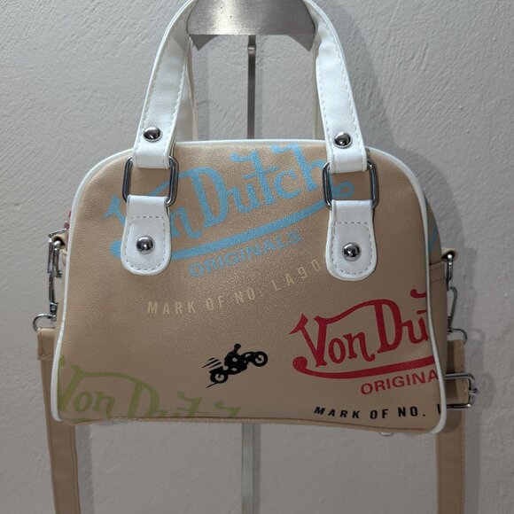 Von Dutch crossbody, mini bowling bag. EUC! - Picture 1 of 6